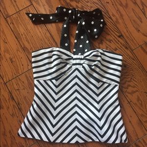 White House Black Market Halter/Strapless Top